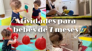 ✨ATIVIDADES PARA BEBÊS DE 7 MESES  Ana Paula de Costa ✨ [upl. by Charyl]