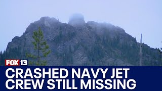 Navy jet wreckage found search continues for crew  FOX 13 Seattle [upl. by Elaynad]