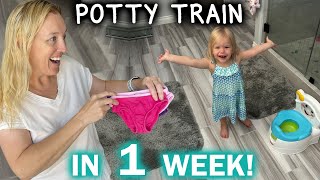 Potty Train Your Child in 1 week 10 Tips  Mom of 8 [upl. by Aenej]