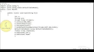 Java  Swing class JTable insertRow user input  CodeLearning [upl. by Becki]