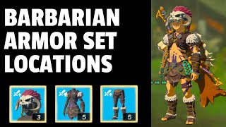 How to get the Barbarian armor set  The Legend of Zelda Tears of the Kingdom [upl. by Naamann]