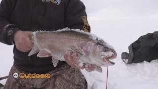 Ice Fishing at Strawberry [upl. by Moor]