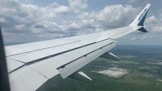 WestJet Boeing 737 MAX 8 Landing in Halifax [upl. by Narhem]