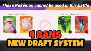 New 4 Bans Ranked Draft Mode  Pokemon Unite [upl. by Ardnu]