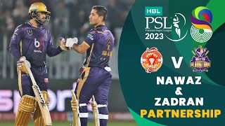 Mohammad Nawaz amp Najibullah Zadran Partnership  Islamabad vs Quetta  Match 21  HBL PSL 8  MI2T [upl. by Legge386]