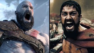 Kratos Talks About 300 Spartans and Wanting to Die with King Leonidas  God of War Ragnarok [upl. by Lesna]