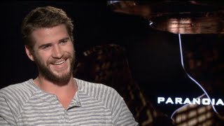 PARANOIA Interviews Liam Hemsworth and Harrison Ford [upl. by Nisa]