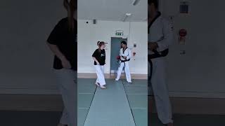 Taekwondo sparring drills taekwondo [upl. by Noraed270]