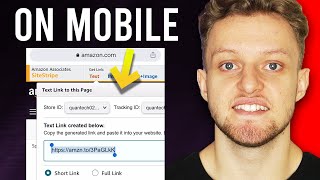 How To Generate Amazon Affiliate Link on Mobile Quick amp Easy [upl. by Henrion]