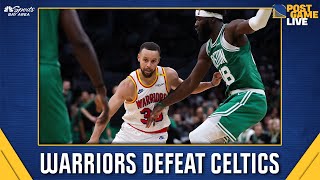 Warriors rally past Celtics behind Steph Currys 27 points  NBC Sports Bay Area [upl. by Eelik907]