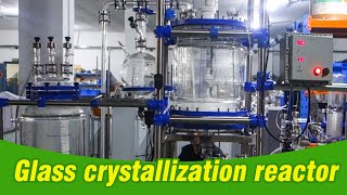 Glass crystallization reactor working process Shorts [upl. by Asenaj]