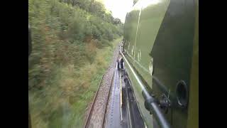 Footplate ride between Bristol and Weston on GWR 6024 quotKing Edward Iquot 20th September 2009 [upl. by Lehcer]