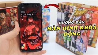 Hướng dẫn tạo hình nền động trên màn hình khóa của điện thoại Android  Màn hình khóa Anime động [upl. by Ehling260]