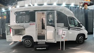 Wingamm OASI 610 M black edition RV Camper Van 610M Fiat Camping car walkaround and interior V2147 [upl. by Nimzzaj586]