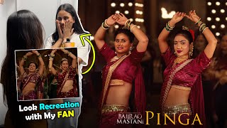 Fan ko bihar se mumbai bulaya look recreation bajirao mastani movie  muskan sharma vlog [upl. by Maryjane]