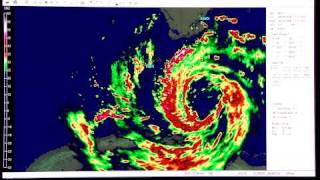 Hurricane RITA  Key West Florida KBYX Radar Loop  September 20 2005 [upl. by Kristoffer]