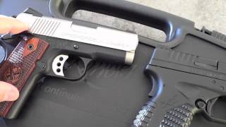 Springfield XDS vs Springfield EMP 1911 Size Comparison Only [upl. by Twelve]