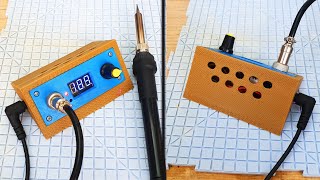 DIY Mini Soldering Station [upl. by Stacie]