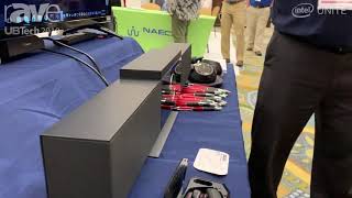 UB Tech 2019 Poly Showcases Polycom Studio USB Video Bar [upl. by Enenej]