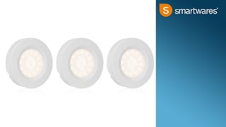 Smartwares ISL60015 LED cabinet puck lights [upl. by Laeira]