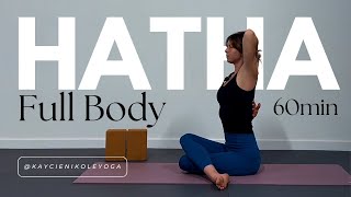 Full Body Hatha Yoga Class 60 Minutes [upl. by Aikan]