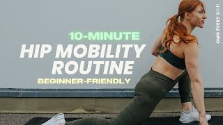 10 Min Hip Opener Mobility  Unlock Your Hips  BeginnerFriendly  No Equipment  DAY 6 OER [upl. by Ycnaffit]