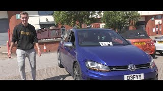 BOOSTED Official Golf R Mk7 Custom Exhaust [upl. by Nilats]