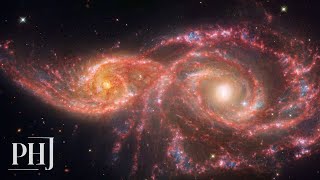 NASA The Collision of Two Galaxies Is Like ‘BloodSoaked’ Eyes  PHJ [upl. by Kcirdahc]