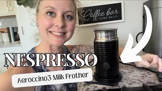 DEMO amp Thoughts on Nespresso Milk Frother [upl. by Graehl]