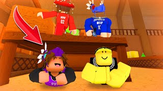 HIDE and SEEK with FAMOUS YOUTUBERS in MM2 ⭐ Murder Mystery 2 Funny Moments [upl. by Euell]