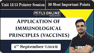 Application of Immunological Principles  50 Points  CSIR NET Dec2024  Ashutosh Tiwari [upl. by Zinck292]