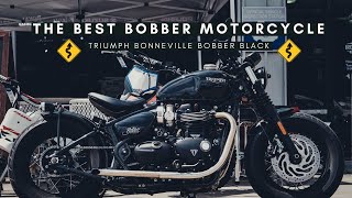 Triumph Bonneville Bobber Black  First Ride  Full Exhaust POV 4K [upl. by Lopes]