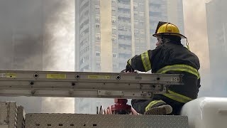 Impactante incendio en Dock Sud [upl. by Romain]