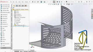 How to convert a step file to sheet metal I How to convert nonplanar part to sheet metal [upl. by Obrien]