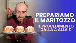 I MARITOZZI ricetta e procedimento completo [upl. by Akirderf]