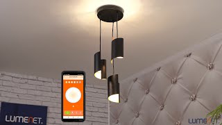 Ledvance Smart WIFI smart hanging LED lamp in black color Twist [upl. by Cadel]