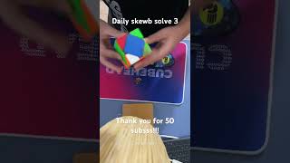 Daily skewb solve 3 210724 cubing skewb skewbfan [upl. by Abla106]