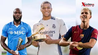 Kylian Mbappé a reçu son Soulier dOr de la Ligue des Champions 20232024 [upl. by Netsirt]