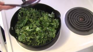 EASY and FAST Sauteed Kale [upl. by Ahel]