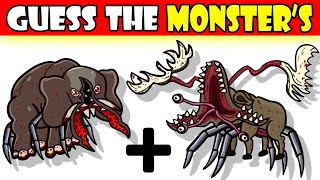 🤯Guess The MONSTER by EMOJI and VOICE in Zoochosis Horror Game  Elephant🐘  Moose Monster🦌 [upl. by Yrallih]