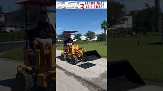 2024 FLAND FL45 WHEEL LOADER GAS POWERED BUCKET APPROX 40in W 13HP RUNS amp OPERATES [upl. by Fernande255]