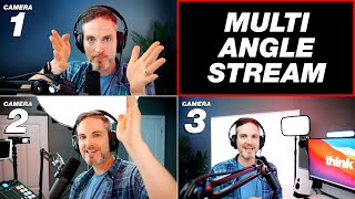 How I Live Stream with Multiple Cameras Elgato Cam Link Pro  Stream Deck [upl. by Ahsram]