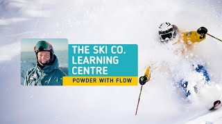 How to ski powder  The Ski Co Learning Centre [upl. by Yacov925]