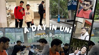 UNI VLOG a day with me in the QUT  Part 2   Queensland University Of Technology [upl. by Frissell]