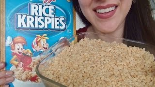 SassEsnacks ASMR Eating Sounds  Rice Krispies Treats  Recipe [upl. by Alexandr]