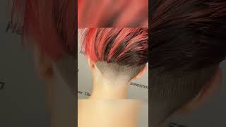 Short bobs with undercut 🥰 kratkovlasky shavednape buzzednape [upl. by Mathew]