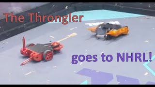 The Throngler at September NHRL  Combat Robotics Tournament [upl. by Nairadas296]