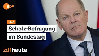 Live Kanzler Scholz stellt sich den Fragen der Abgeordneten [upl. by Ahsia545]