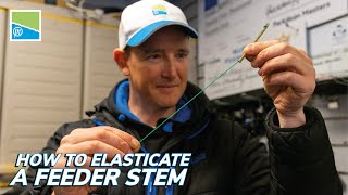 How to Elasticate a Feeder Stem  Lee Kerry [upl. by Chrissie791]