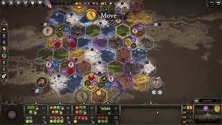 Scythe Digital Edition Invaders from Afar Gameplay PC game [upl. by Graubert]